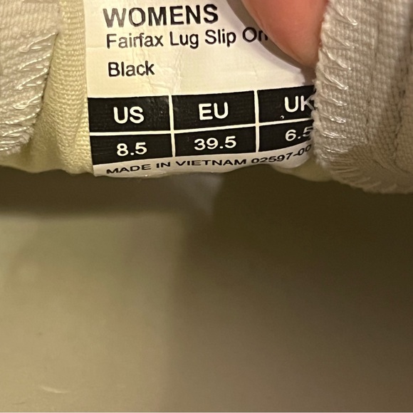 SEAVEES Baja Slip On Platform Black Herringbone Twill Sz 8.5 - Picture 13 of 16